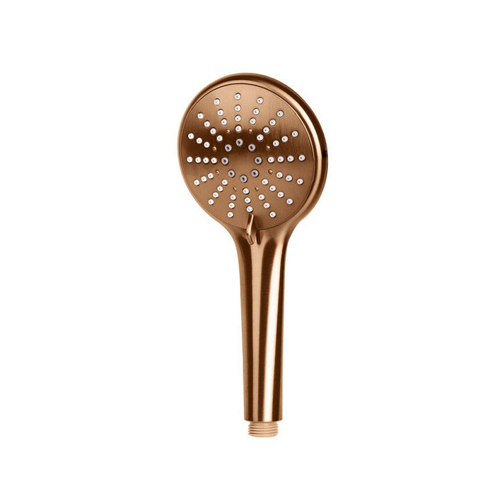 Meir Round Hand Shower Three-Function - Lustre Bronze-MP01S-B-PVDBZ-blue-leaf-bathware