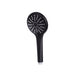 Meir Round Hand Shower Three-Function - Matte Black-blue-leaf-bathware