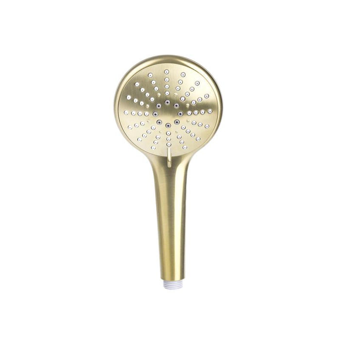 Meir Round Hand Shower Three-Function - PVD Tiger Bronze-blue-leaf-bathware