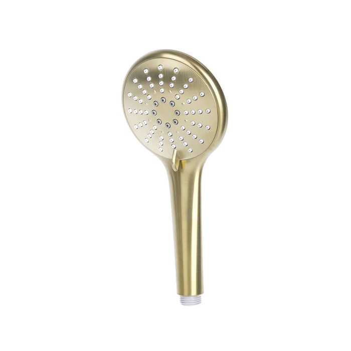 Meir Round Hand Shower Three-Function - PVD Tiger Bronze-blue-leaf-bathware