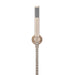 Meir Round Hand Shower on Fixed Bracket - Champagne-blue-leaf-bathware