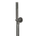 Meir Round Hand Shower on Fixed Bracket - Shadow Gunmetal-blue-leaf-bathware