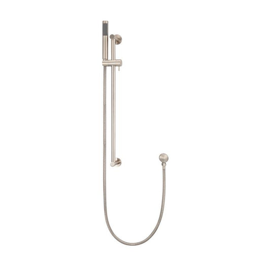 Meir Round Hand Shower on Rail Column - Champagne-blue-leaf-bathware