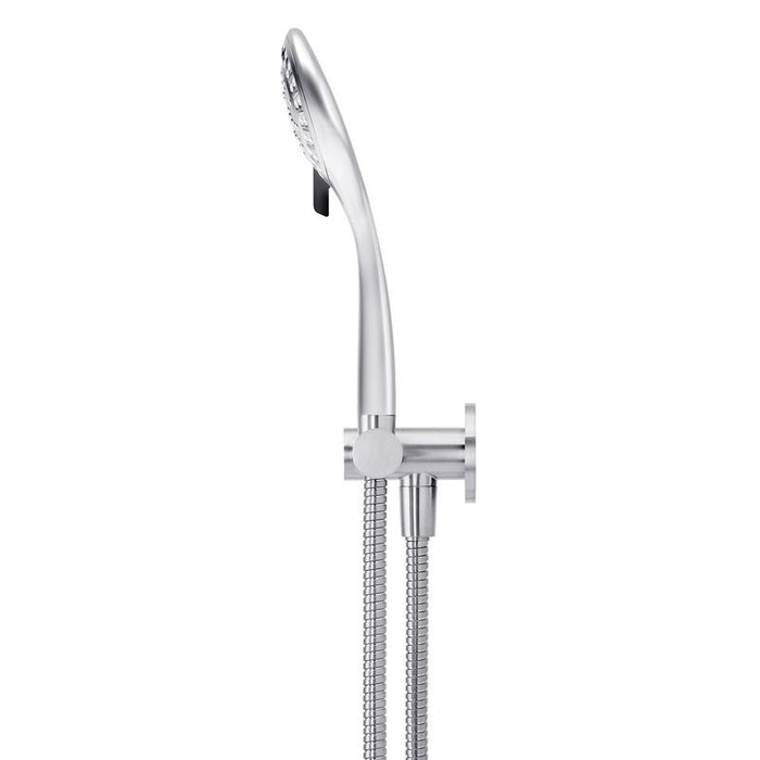 Meir Round Hand Shower on Swivel Bracket - Polished Chrome-blue-leaf-bathware