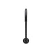 Meir Round High-Rise Swivel Wall Spout - Matte Black-blue-leaf-bathware