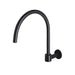 Meir Round High-Rise Swivel Wall Spout - Matte Black-blue-leaf-bathware