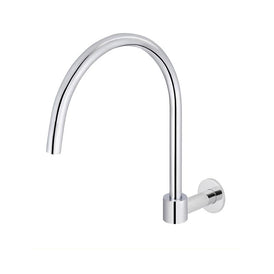 Meir Round High-Rise Swivel Wall Spout - Polished Chrome-blue-leaf-bathware