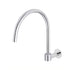 Meir Round High-Rise Swivel Wall Spout - Polished Chrome-blue-leaf-bathware