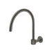 Meir Round High-Rise Swivel Wall Spout - Shadow Gunmetal-blue-leaf-bathware