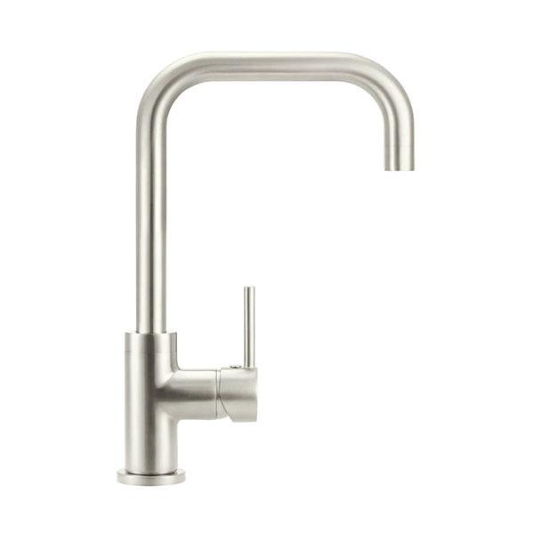 Meir Round Kitchen Mixer Brushed Nickel-MK02-PVDBN-blue-leaf-bathware