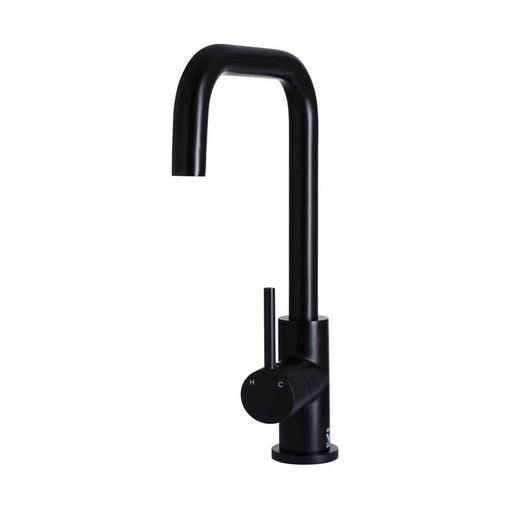 Meir Round Kitchen Mixer Tap - Matte Black-blue-leaf-bathware