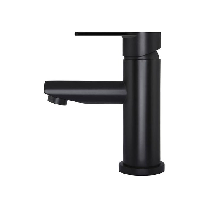 Meir Round Paddle Basin Mixer - Matte Black-blue-leaf-bathware