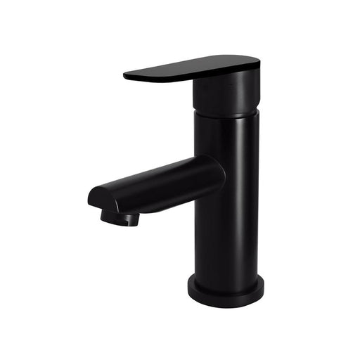 Meir Round Paddle Basin Mixer - Matte Black-blue-leaf-bathware