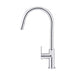 Meir Round Paddle Piccola Pull Out Kitchen Mixer Tap - Polished Chrome-blue-leaf-bathware