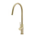 Meir Round Piccola Pull Out Kitchen Mixer Tap - PVD Tiger Bronze-blue-leaf-bathware