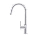 Meir Round Piccola Pull Out Kitchen Mixer Tap - Polished Chrome-blue-leaf-bathware