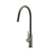 Meir Round Piccola Pull Out Kitchen Mixer Tap - Shadow Gunmetal-blue-leaf-bathware