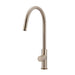 Meir Round Pinless Piccola Pull Out Kitchen Mixer Tap - Champagne-blue-leaf-bathware