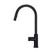 Meir Round Pinless Piccola Pull Out Kitchen Mixer Tap - Matte Black-blue-leaf-bathware