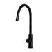 Meir Round Pinless Piccola Pull Out Kitchen Mixer Tap - Matte Black-blue-leaf-bathware