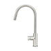 Meir Round Pinless Piccola Pull Out Kitchen Mixer Tap - PVD Brushed Nickel-blue-leaf-bathware