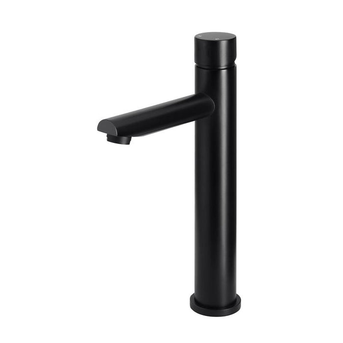 Meir Round Pinless Tall Basin Mixer - Matte Black-blue-leaf-bathware