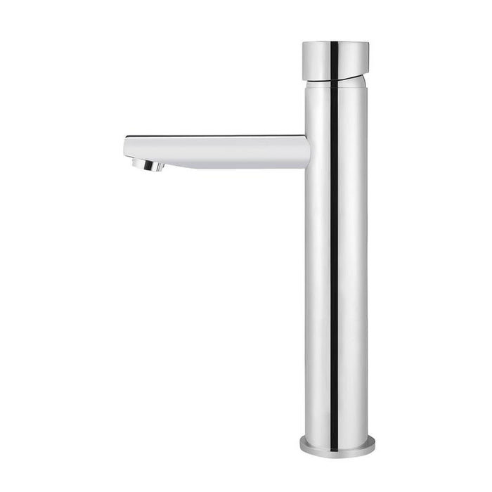 Meir Round Pinless Tall Basin Mixer - Polished Chrome-blue-leaf-bathware