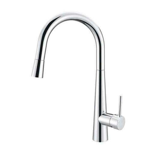 Meir Round Pull Out Kitchen Mixer Tap - Chrome-MK07-C-blue-leaf-bathware