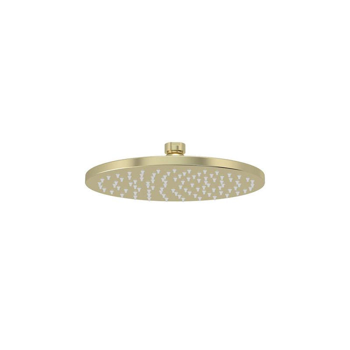 Meir Round Shower Rose 200mm - PVD Tiger Bronze-blue-leaf-bathware