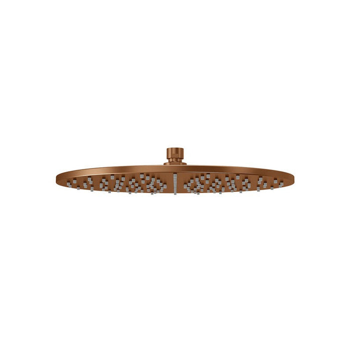 Meir Round Shower Rose 300mm - Lustre Bronze-MH06N-PVDBZ-blue-leaf-bathware