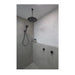 Meir Round Shower Rose 300mm - Matte Black-blue-leaf-bathware