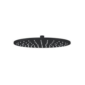 Meir Round Shower Rose 300mm - Matte Black-blue-leaf-bathware