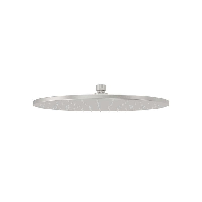 Meir Round Shower Rose 300mm - PVD Brushed Nickel-blue-leaf-bathware