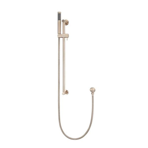 Meir Round Shower on Rail - Champagne-MZ0402-R-CH-blue-leaf-bathware