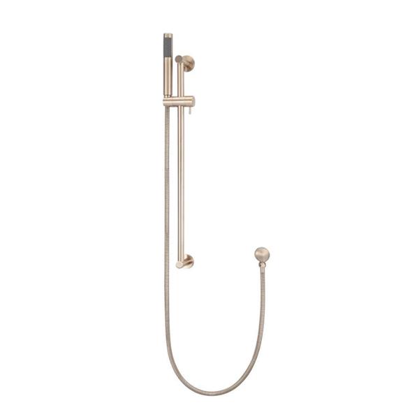 Meir Round Shower on Rail - Champagne-MZ0402-R-CH-blue-leaf-bathware