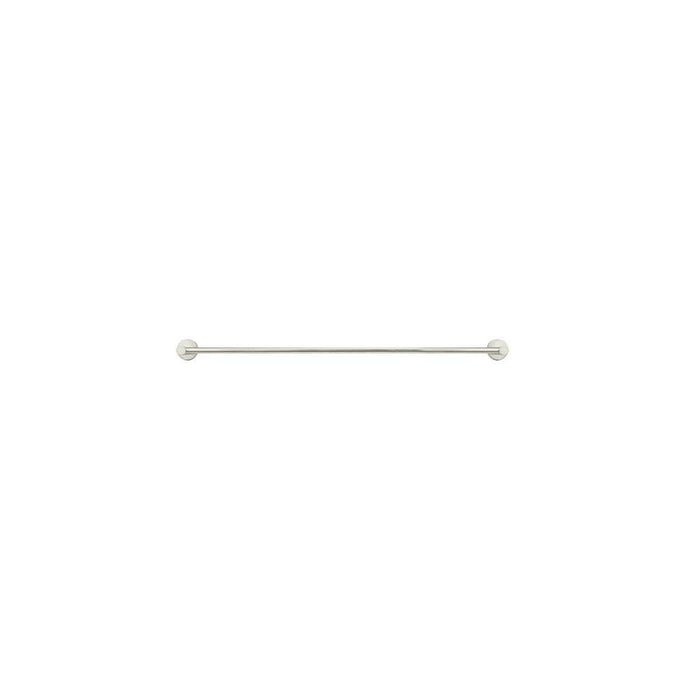 Meir Round Single Towel Rail 600mm - PVD Brushed Nickel-blue-leaf-bathware