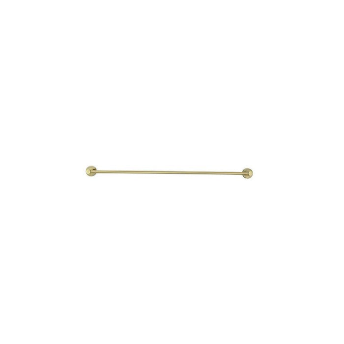 Meir Round Single Towel Rail 600mm - PVD Tiger Bronze-blue-leaf-bathware