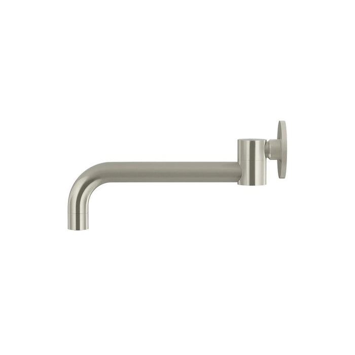 Meir Round Swivel Wall Spout - PVD Brushed Nickel-blue-leaf-bathware