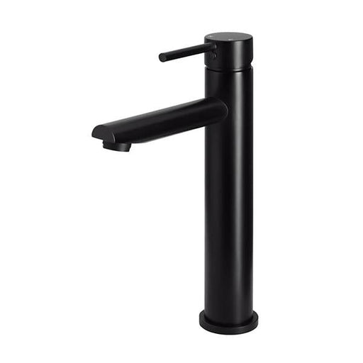 Meir Round Tall Basin Mixer - Matte Black-MB04-R2-blue-leaf-bathware