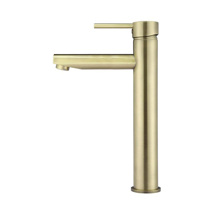 Meir Round Tall Basin Mixer - PVD Tiger Bronze-blue-leaf-bathware