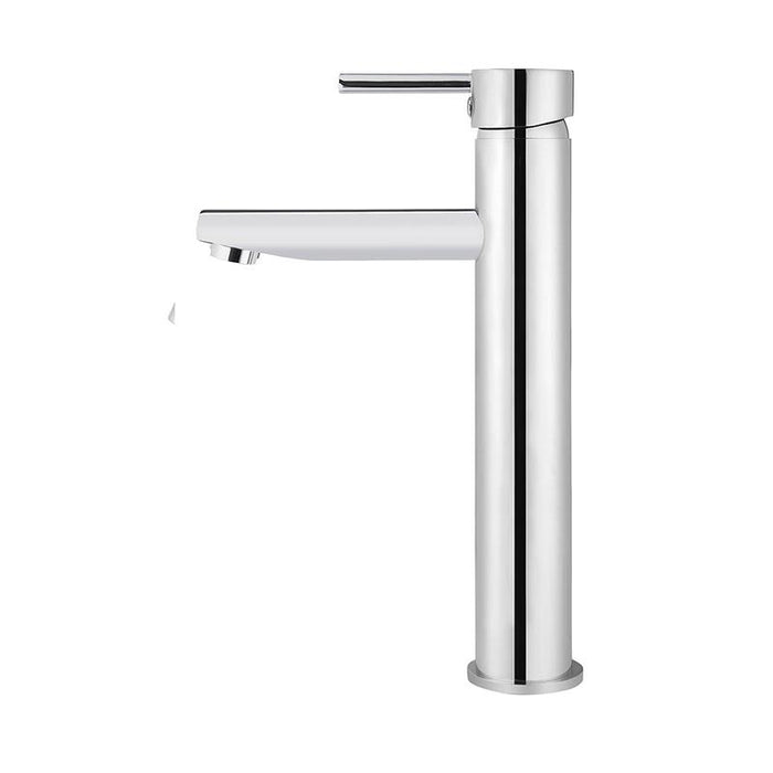 Meir Round Tall Basin Mixer - Polished Chrome-blue-leaf-bathware