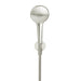 Meir Round Three Function Hand Shower on Fixed Bracket - PVD Brushed Nickel-blue-leaf-bathware