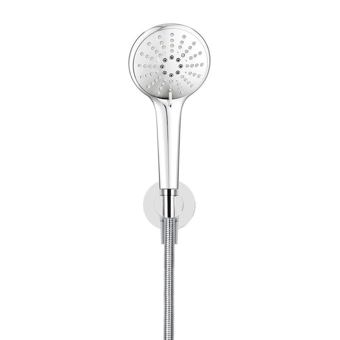 Meir Round Three Function Hand Shower on Fixed Bracket - Polished Chrome-blue-leaf-bathware