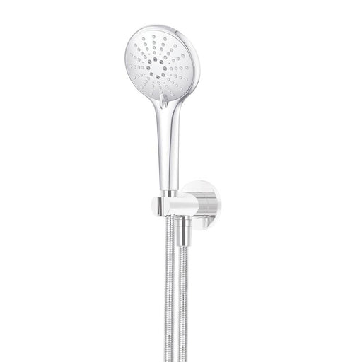 Meir Round Three Function Hand Shower on Fixed Bracket - Polished Chrome-blue-leaf-bathware