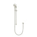 Meir Round Three Function Hand Shower on Rail Column - PVD Brushed Nickel-blue-leaf-bathware