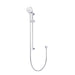 Meir Round Three Function Hand Shower on Rail Column - Polished Chrome-blue-leaf-bathware