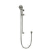 Meir Round Three Function Hand Shower on Rail Column - Shadow Gunmetal-blue-leaf-bathware