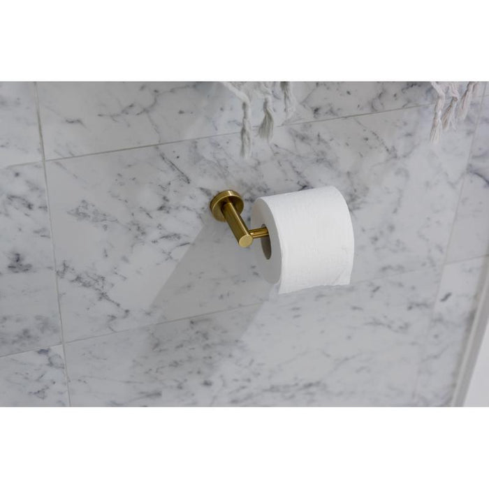 Meir Round Toilet Roll Holder - PVD Tiger Bronze-blue-leaf-bathware