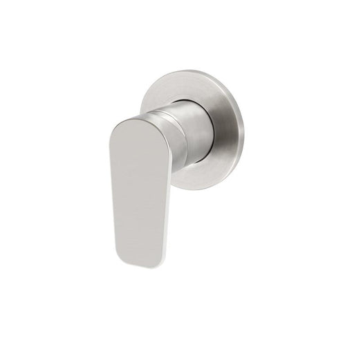 Meir Round Wall Mixer Paddle Handle Trim Kit (In-wall Body Not Included) - PVD Brushed Nickel-blue-leaf-bathware