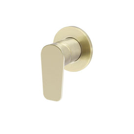 Meir Round Wall Mixer Paddle Handle Trim Kit (In-wall Body Not Included) - PVD Tiger Bronze-blue-leaf-bathware